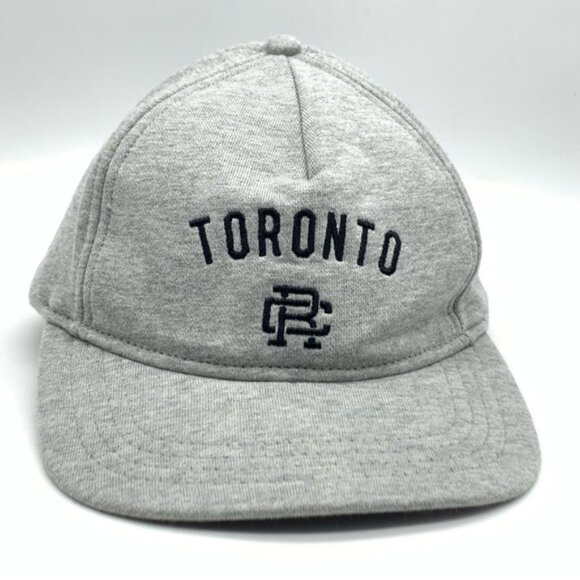 REIGNING CHAMP Toronto Men’s Knit Mid Weight Terry 6 Panel Hat in Heather Grey